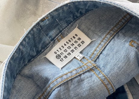 maison margiela "penki" denim pants