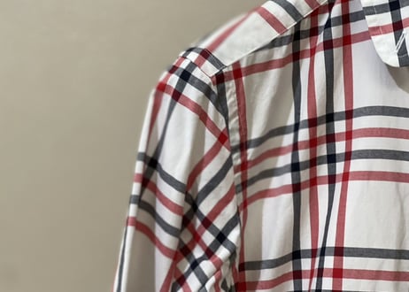 thom browne check shirt