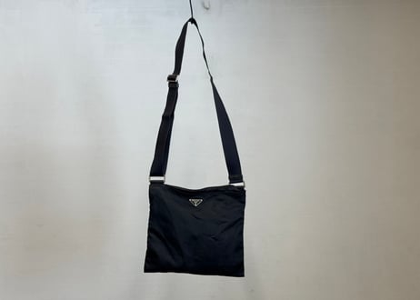 prada nylon logo bag