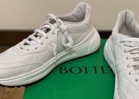 bottega veneta 2019aw leather sneakes white 42 dead stock