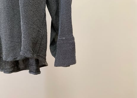 giorgio armani crepe dough shirt gray