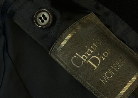 dior double long coat