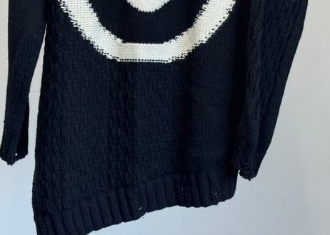 mm6 "肉厚" number knit