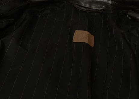 loewe leather coat