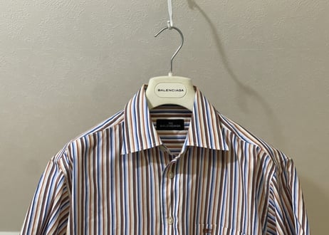 balenciaga multi stripe shirt