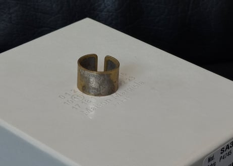 maison margiela antique finish ring #a