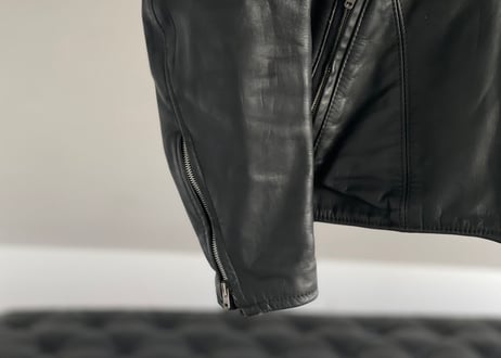 80's leather blouson made in USA