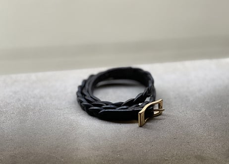 yves saint laurent rive gauche leather bracelet