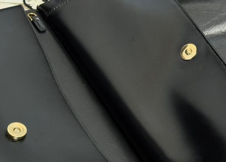 jilsander logo leatehr shoulder bag dead stock
