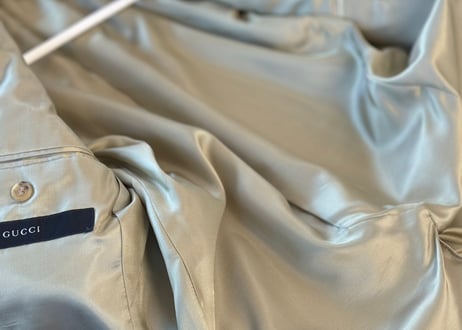 gucci pure silk set up suit