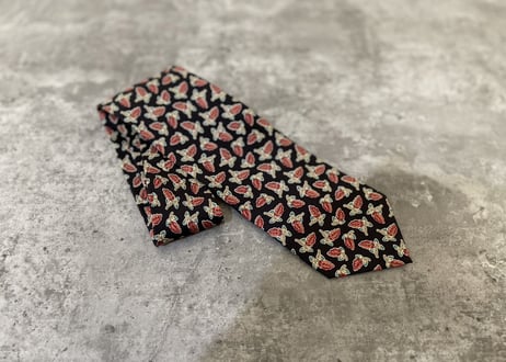 loewe flower motif necktie