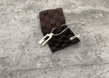 gucci silver necklace