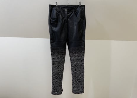 chanel leather pants