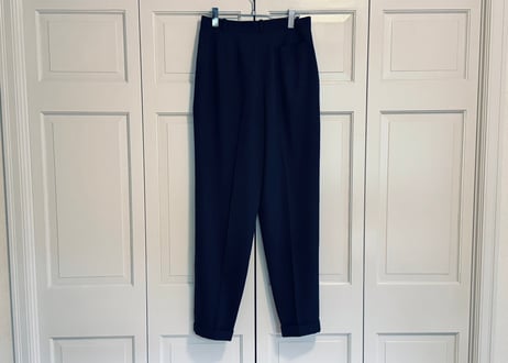 90s dior silver "CD" logo trousers