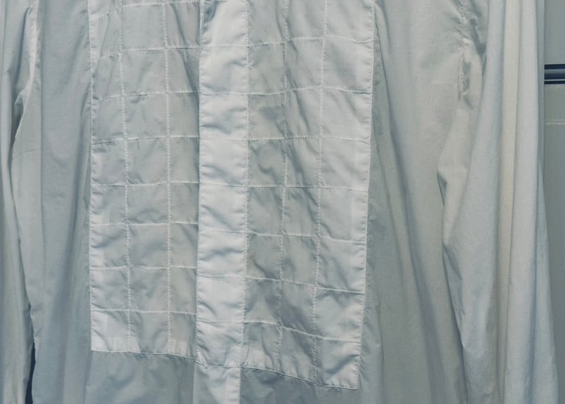 ✨10SS/ここのえ期✨Maison Margiela バンドカラー シャツ 白 ✨10SS/ここのえ期✨Maison Margiela バンドカラー シャツ 白