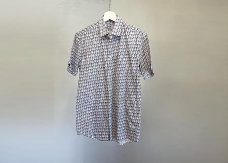louis vuitton logo motif shirt