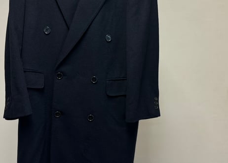 pure cashmere double long coat