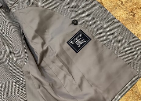 90s burberry double jacket