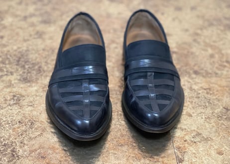 louis vuitton leather loafer