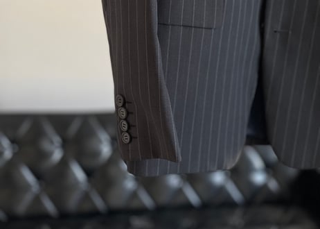 alexander mcqueen "本人最終期" stripe set up suit