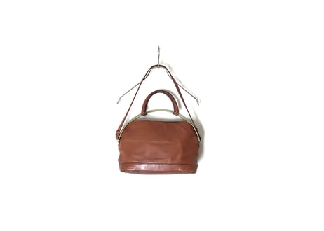 jilsander leather bag brown