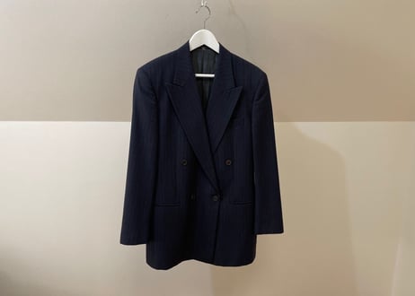 valentino stripe set up suit dead stock