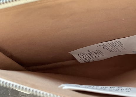maison margiela leather "penki" bag
