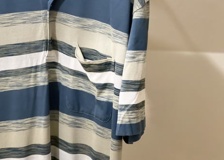 1980s ennio landi border polo shirt