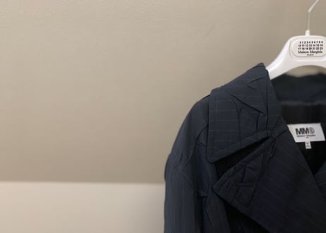 mm6 maison margiela 2020aw crash trench coat 42 dead stock