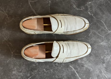miumiu leather loafers