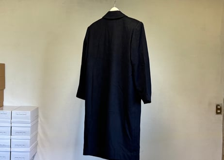 pure cashmere fur long coat dead stock