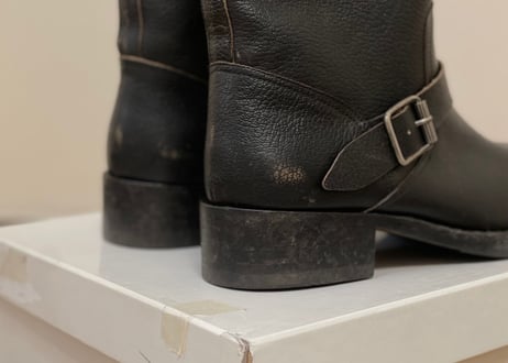 maison margiela leather boots 42