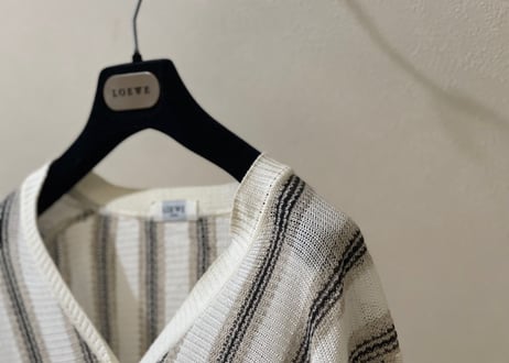 loewe strip cardigan