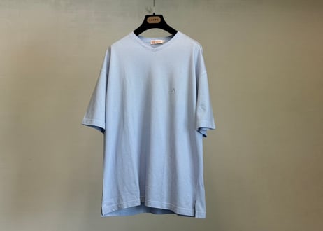 80-90s loewe anagram logo blue tops