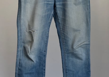 saint laurent paris crash logo denim
