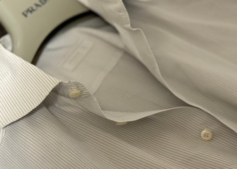 prada stripe pocket shirt