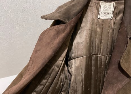 loewe leather coat