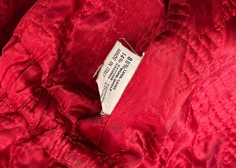 80s versace shawl long coat