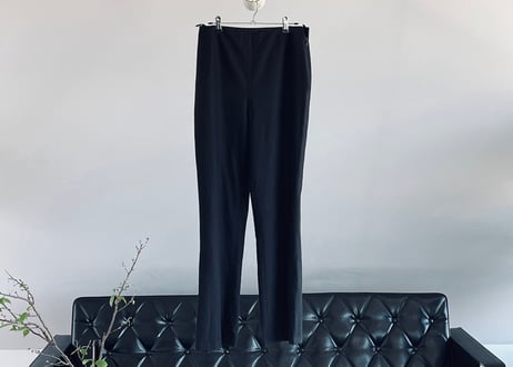 chanel "coco logo" black trousers