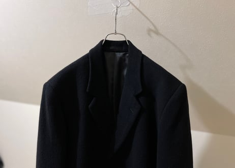 90s cashmere wool hesterfield coat