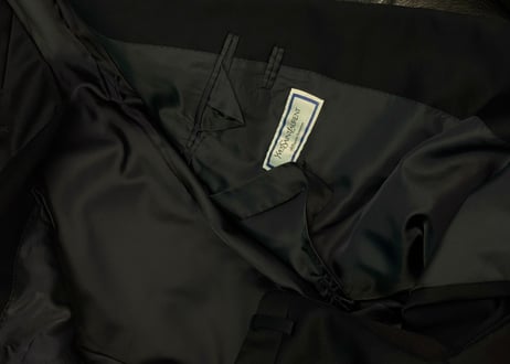 yves saint laurent double set up suit