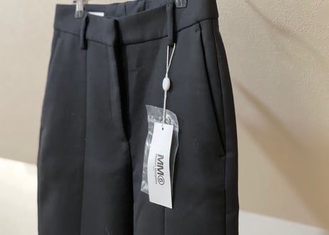 mm6 maioson margiela 2020aw hem slit trousers 40 dead stock
