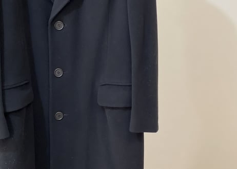 giorgio armani  virgin wool chesterfield coat
