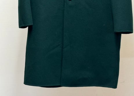 acne studios green long coat