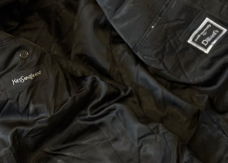 yves saint laurent stripe tailored jacket