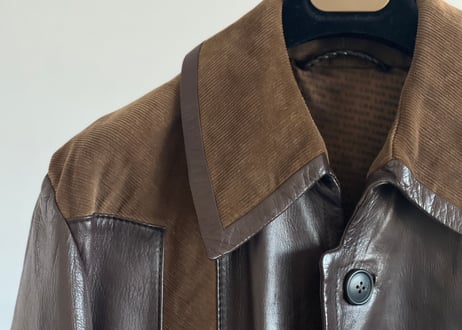 60–70s loewe leather coat