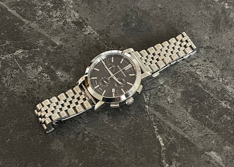 burberry chronograf dress watch