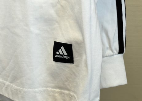 balenciaga adidas game shirt white