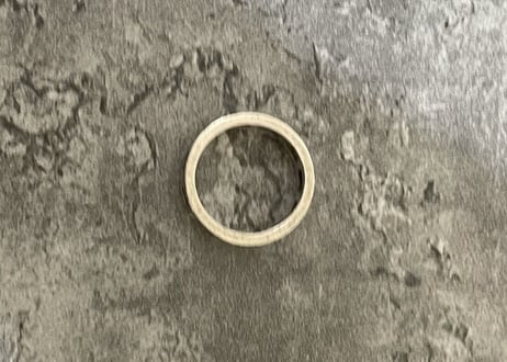 80s gucci silver ring
