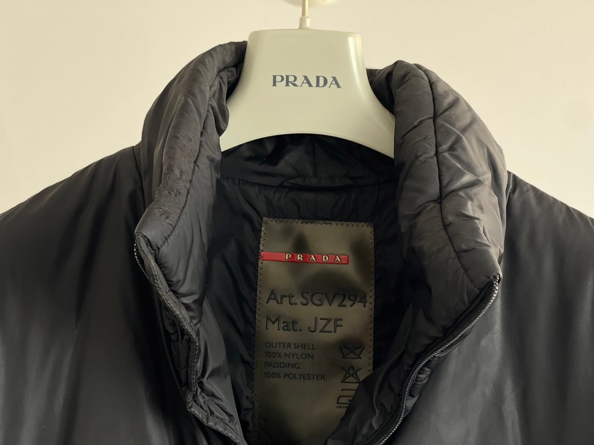 prada sports 90sハイネックコート Tg.38 prada sports 90sハイネックコート Tg.38 prada sports 90s